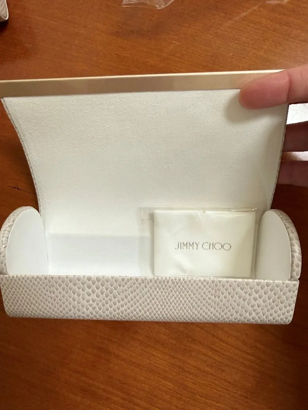 Jimmy Choo Eyeglass and Sunglass Case Bundle